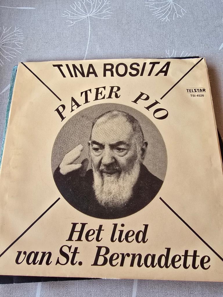 tina rosita pater pio  telstar, Verzenden, Gebruikt, 7 inch, Levenslied of Smartlap