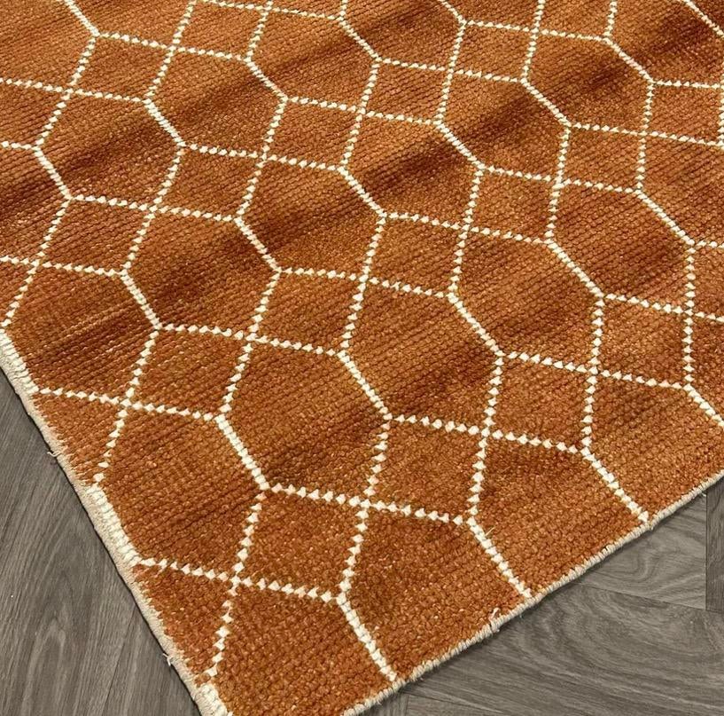 Brinker Laatz Terra Vloerkleed – Nieuw, Ophalen, 150 tot 200 cm, Rechthoekig, Rood