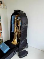 Hirsbrunner euphonium goud gelakt, Ophalen of Verzenden, Zo goed als nieuw