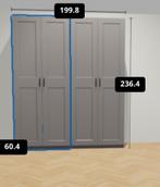 Pax kast IKEA, Huis en Inrichting, Ophalen, 200 cm of meer, 150 tot 200 cm, Met hangruimte