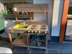 Buitenspeelkeuken met accessoires, Ophalen, Gebruikt, Hout, Speelkeuken