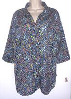 Atelier GS blouse maat 46/48, Blauw, Ophalen of Verzenden, Zo goed als nieuw, Blouse of Tuniek