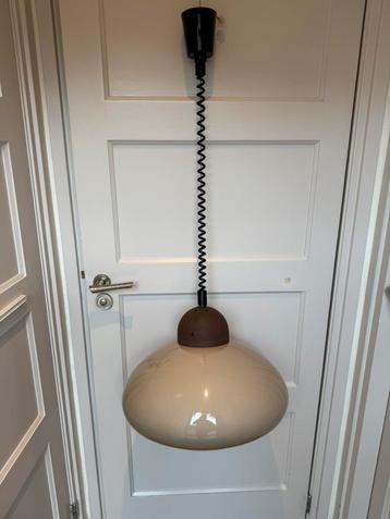 Mushroom hanglamp trekpendel van Dijkstra, jaren 70 beschikbaar voor biedingen