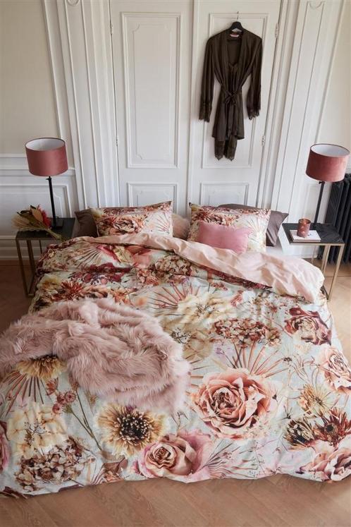 Riviera Maison dekbedovertrek FADED FLOWERS 2pers half geld, Huis en Inrichting, Slaapkamer | Beddengoed, Nieuw, Dekbedovertrek