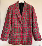 multicolour blazer met Schotse ruit van Boussac de Paris, Maat 38/40 (M), Overige kleuren, Ophalen of Verzenden, Zo goed als nieuw