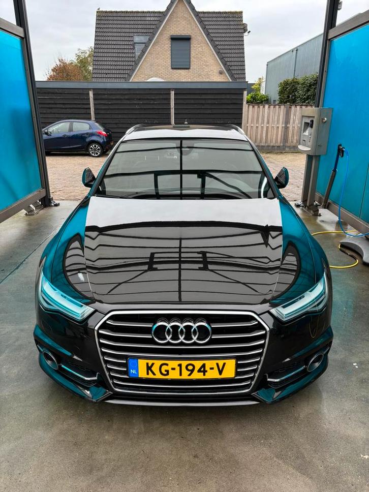 Audi A6 1.8Tfsi Ultra S-LINE 140KW NAP-NL 2016 Hav. Schwarz, Auto's, Audi, Particulier, A6, Benzine, B, Stationwagon, Automaat