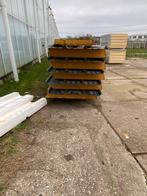 Sandwichpanelen 6,90m - PIR Isolatie 15cm - Antraciet, Doe-het-zelf en Verbouw, Isolatie en Afdichting, 12 cm of meer, Nieuw, Hardschuim (Pir)