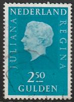 Nederland 1969 956b Juliana 2,50G fluor, Gest, Postzegels en Munten, Postzegels | Nederland, Ophalen of Verzenden, Na 1940, Gestempeld