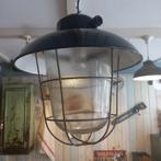 Industriële lamp - vintage fabriekslamp., Gebruikt, Ophalen of Verzenden, Minder dan 50 cm