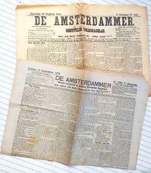 ZONDAGSBLAD van DE AMSTERDAMMER 1914/1915 met bijlagen, Boeken, Politiek en Maatschappij, Gelezen, Maatschappij en Samenleving