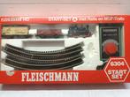 FLEISCHMANN BEGIN SETJE 6304 LOKJE MET 2 WAGONS EVT MET 4, Gelijkstroom, Verzenden, Fleischmann, Gebruikt