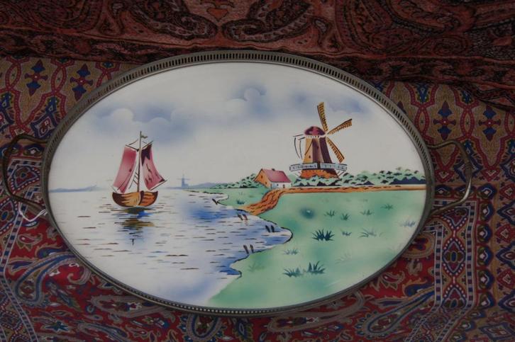 Dienbladen  ( Antiek, Antiek en Kunst, Kunst | Beelden en Houtsnijwerken, Ophalen of Verzenden