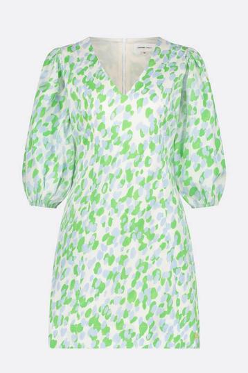 Fabienne Chapot jurk Iris Dress all over print groen/wit 44 beschikbaar voor biedingen