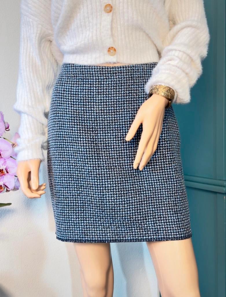OPUS rokje Ravenna Dotted maat 36, Kleding | Dames, Rokken, Blauw, Ophalen of Verzenden, Zo goed als nieuw, Maat 36 (S)