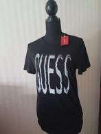 Nieuw met label, Guess zwart t-shirt/top, S 36 38 rekt mee., Guess, Verzenden, Zwart, Nieuw