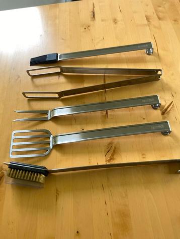 BBQ spatel, tang, vork, borstel, kwast Alessi 5 NIEUW beschikbaar voor biedingen