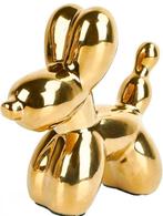 Ballon decoratie hond goud, Verzamelen, Beelden en Beeldjes, Ophalen of Verzenden, Zo goed als nieuw, Dier