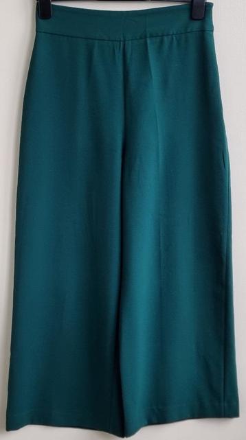 Zara groene broek met wijde pijpen mt. M beschikbaar voor biedingen