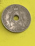 Belgische 25 Centimes 1929 met Gat, Ophalen of Verzenden, Overige waardes, Losse munt