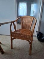 Rotan tafel met 2 stoelen, Ophalen, Gebruikt, Twee, Bruin