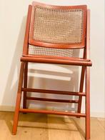 rotan Vouwstoel jaren 70, Ophalen of Verzenden