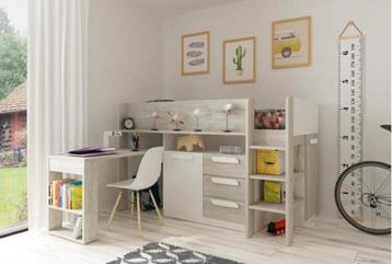 Yolo Trasman halfhoogslaper met bureau en veel kastruimte beschikbaar voor biedingen