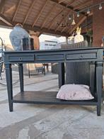 Prachtige sidetable haltafel tafel, Ophalen, 100 tot 150 cm, Zo goed als nieuw, 25 tot 50 cm