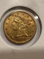 Gouden 5 dollar 1881, Postzegels en Munten, Munten | Amerika, Ophalen of Verzenden, Noord-Amerika