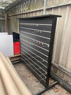 Slatwall middenrek winkelinrichting, Ophalen of Verzenden, Gebruikt, 25 tot 50 cm, Minder dan 100 cm