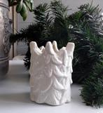 Porseleinen waxinelichthouder dennebomen - kerstbomen (nieuw, Ophalen of Verzenden, Nieuw