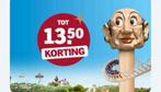 Efteling 13,50 korting op een toegangskaart! Laatste dag!, Tickets en Kaartjes, Eén persoon, Kortingskaart