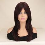 Golvende Donkerbruine Pruik Bruine Haren Haar Dames Vrouwen, Verzenden, Nieuw, Pruik of Haarverlenging