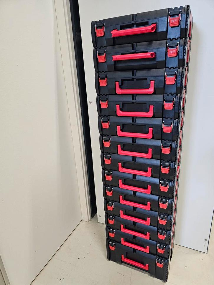 Milwaukee Koffer NIEUW ZONDER INLAY., Doe-het-zelf en Verbouw, Kratten en Dozen, Nieuw, Doos, Minder dan 35 cm, Minder dan 40 cm