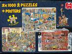3 Jan van Haasteren puzzels (1000 stukjes). Kopen of ruilen!, Hobby en Vrije tijd, Denksport en Puzzels, Gebruikt, Ophalen