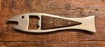 Vintage Carl Aubock stijl flesopener in vorm vis, Ophalen of Verzenden
