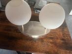 Retro wand spot met glazen kelk, Huis en Inrichting, Lampen | Wandlampen, Ophalen, Zo goed als nieuw