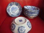 6x mooie Chinees porceleinen schaaltjes 6,2cm x 5,2cm hoog, Antiek en Kunst, Ophalen of Verzenden