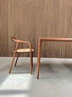 Artisan Neva Chair creme leder, Huis en Inrichting, Stoelen, Nieuw, Ophalen of Verzenden, Eén, Hout