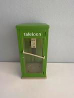 Vintage PTT telefooncel spaarpot Holdi BV Heythuysen,(12 cm), Ophalen of Verzenden, Zo goed als nieuw, Metaal of Blik, Overige thema's