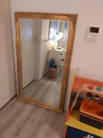 Grote Gouden Spiegel, 144x65, Huis en Inrichting, Woonaccessoires | Spiegels, Ophalen, Zo goed als nieuw, 75 tot 100 cm, 150 tot 200 cm
