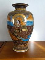 Antiek Satsuma Kinkozan balustervaas  Taisho  vroeg Showa, Ophalen of Verzenden