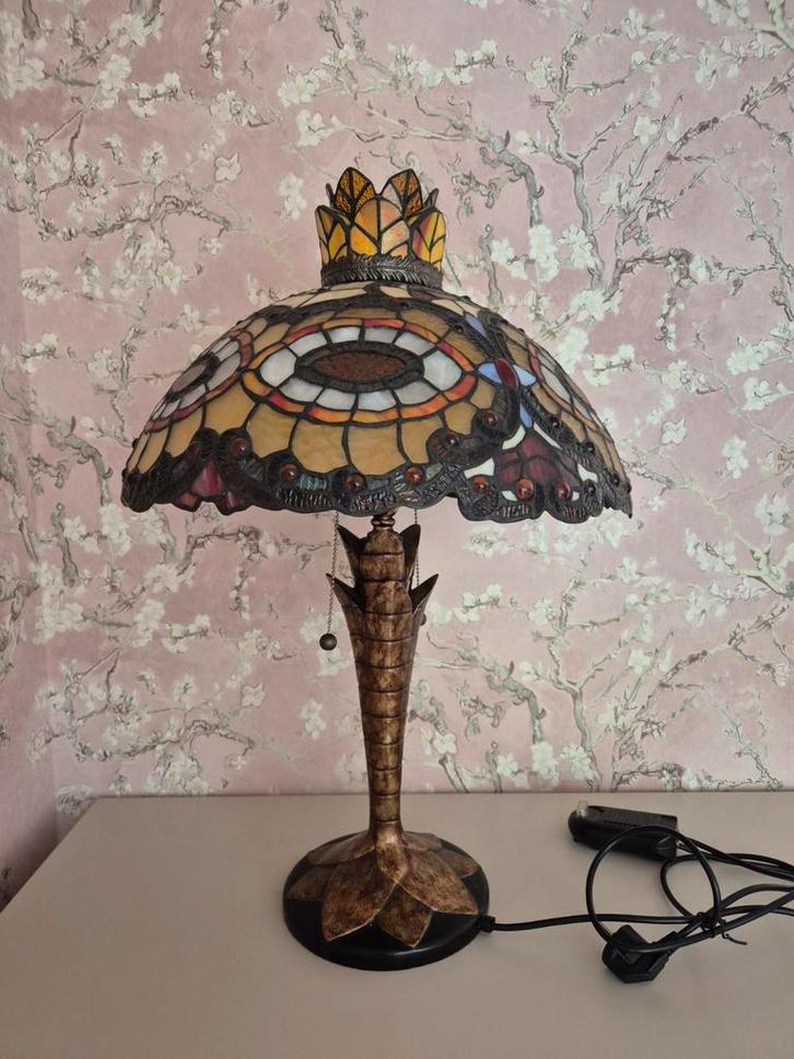 Tiffany Tafellamp, Huis en Inrichting, Lampen | Tafellampen, 50 tot 75 cm, Ophalen