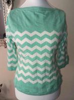 Banned knitted top Vanilla, zigzag, kleur mint, XL, Ophalen of Verzenden, Nieuw, Maat 42/44 (L), Groen