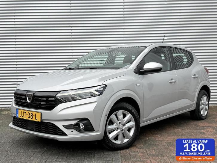 Dacia Sandero 1.0 TCe Comfort Carplay Cruise Led Camera 2021, Auto's, Dacia, Bedrijf, Te koop, Sandero, ABS, Achteruitrijcamera