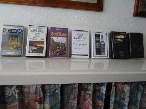 7 video banden: over Schotland (3) en whisky distillerys (4), Cd's en Dvd's, VHS | Film, Gebruikt, Overige genres, Alle leeftijden
