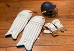 Cricket set, beenbeschermers, handschoenen en helm, Ophalen of Verzenden, Zo goed als nieuw, Kleding