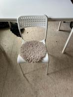 Witte ikea stoel, Huis en Inrichting, Ophalen, Zo goed als nieuw, Wit, Eén