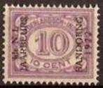 Ned-Indie NVPH nr 156 postfris Jaarbeurs Bandung 1922, Nederlands-Indië, Verzenden, Postfris