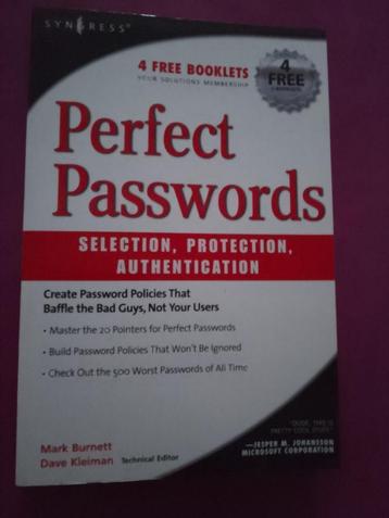 Perfect Passwords beschikbaar voor biedingen