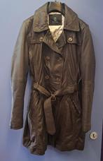 Rino & Pelle leren jas trenchcoat winter m 42 lamsleer 49538, Kleding | Dames, Jassen | Winter, Bruin, ., Maat 42/44 (L), Ophalen of Verzenden